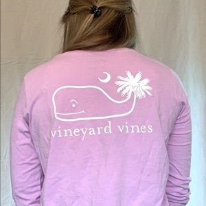 Long sleeve whale tee